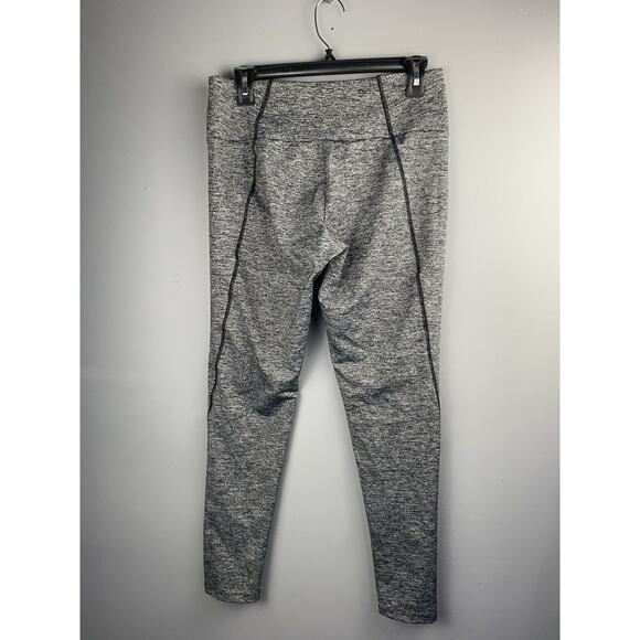 Antigua Backspin Women's large athletic Stretch Leggings Heather Gray - Picture 2 of 5